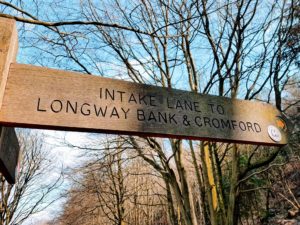 Intake Lane signpost