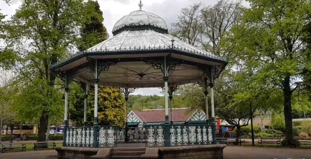 Bandstand at Hall Leys Park Matlock