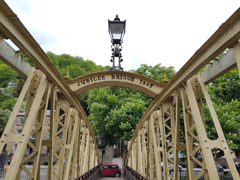 Jubilee Bridge in Matlock Bath
